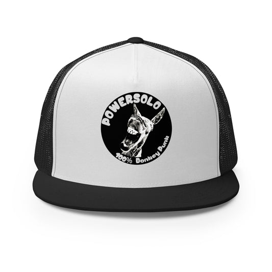 PowerSolo - 100% Donkey Punk Trucker Cap Accessories distroville.myshopify.com