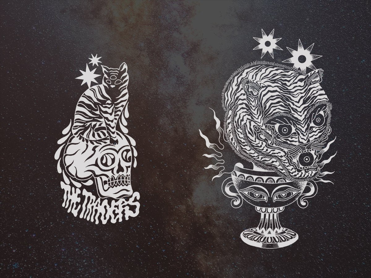 The Traders - Cat and Tiger T-Shirt T-Shirt distroville.myshopify.com