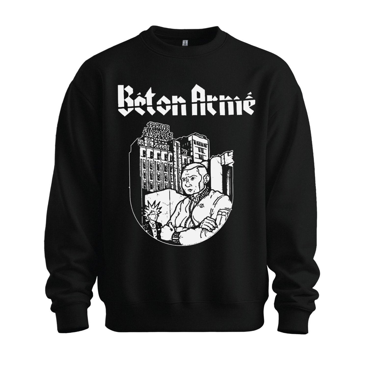 beton arme sweatshirt classic black
