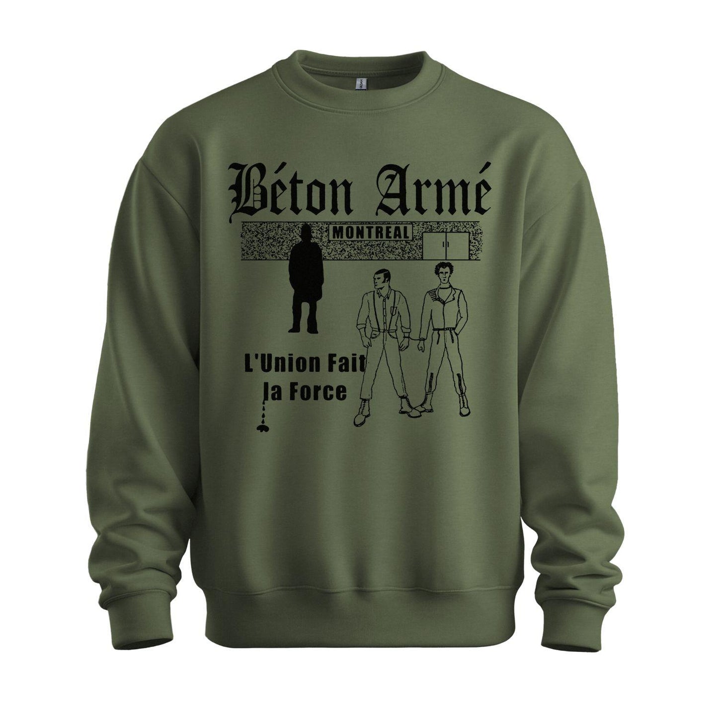 Beton Arme sweatshirt military union