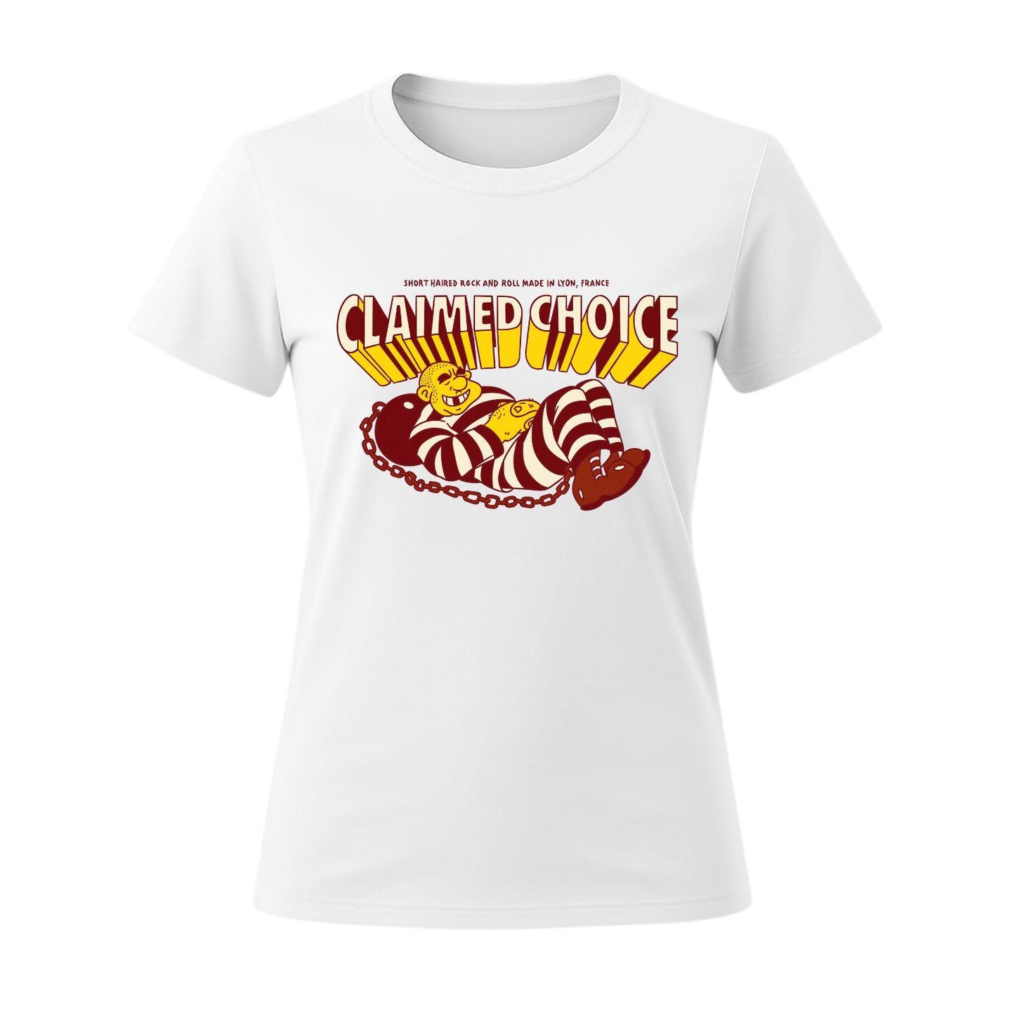 claimed choice t-shirt women prisoner