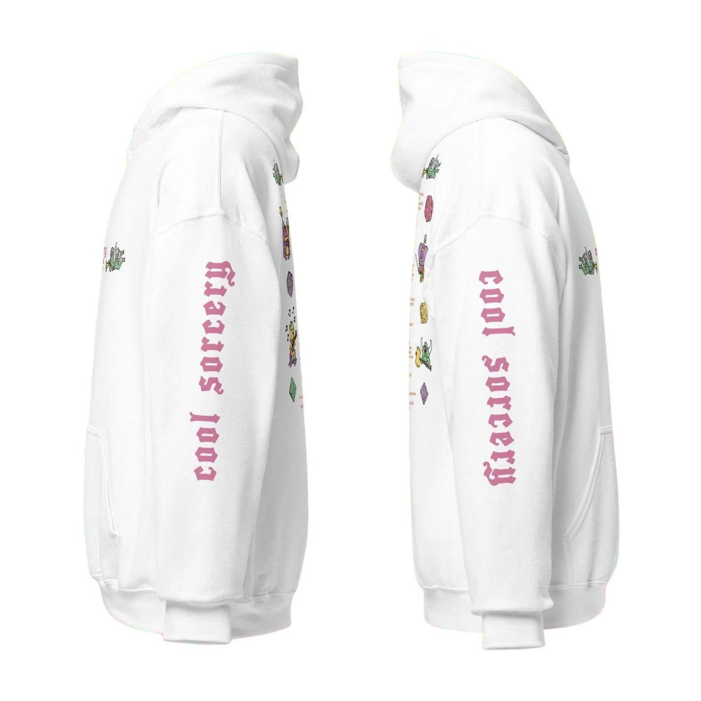 cool sorcery hoodie euro tour white