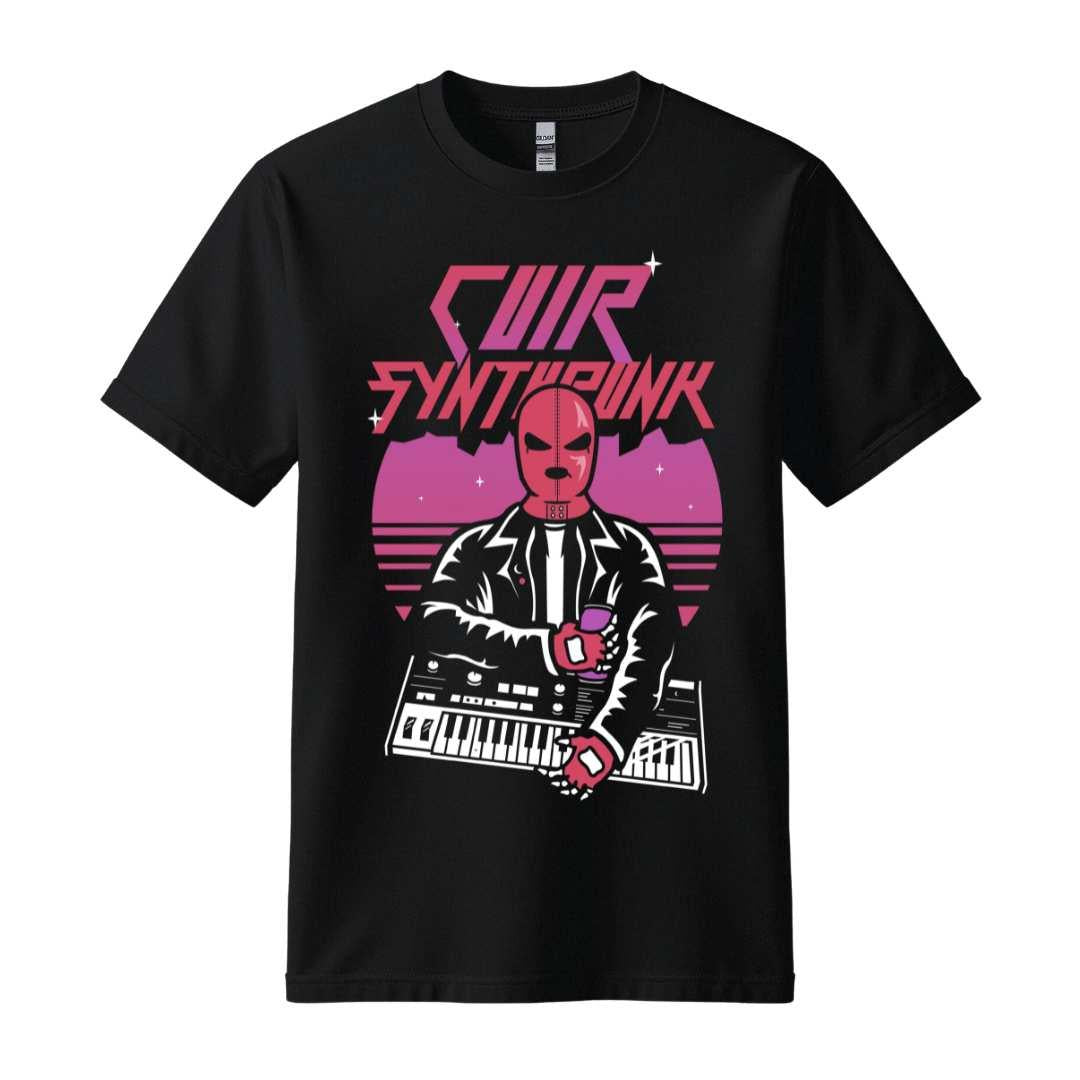 cuir synth punk t-shirt
