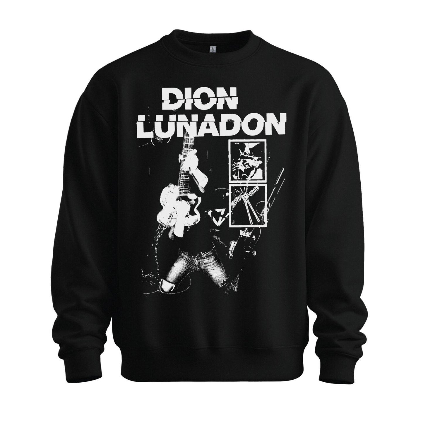dion lunadon black sweatshirt at the altar