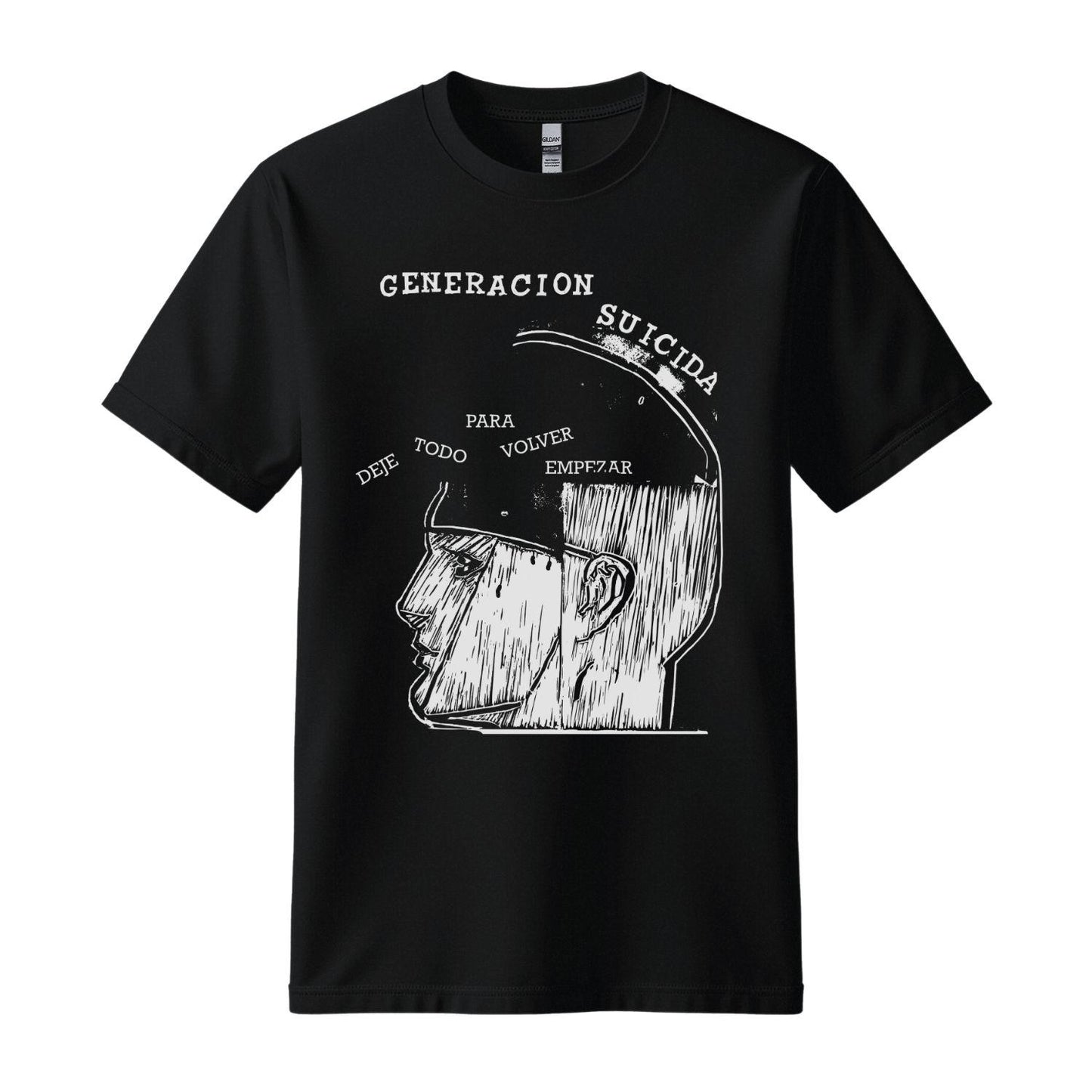 generacion suicida black t-shirt hombre nuevo