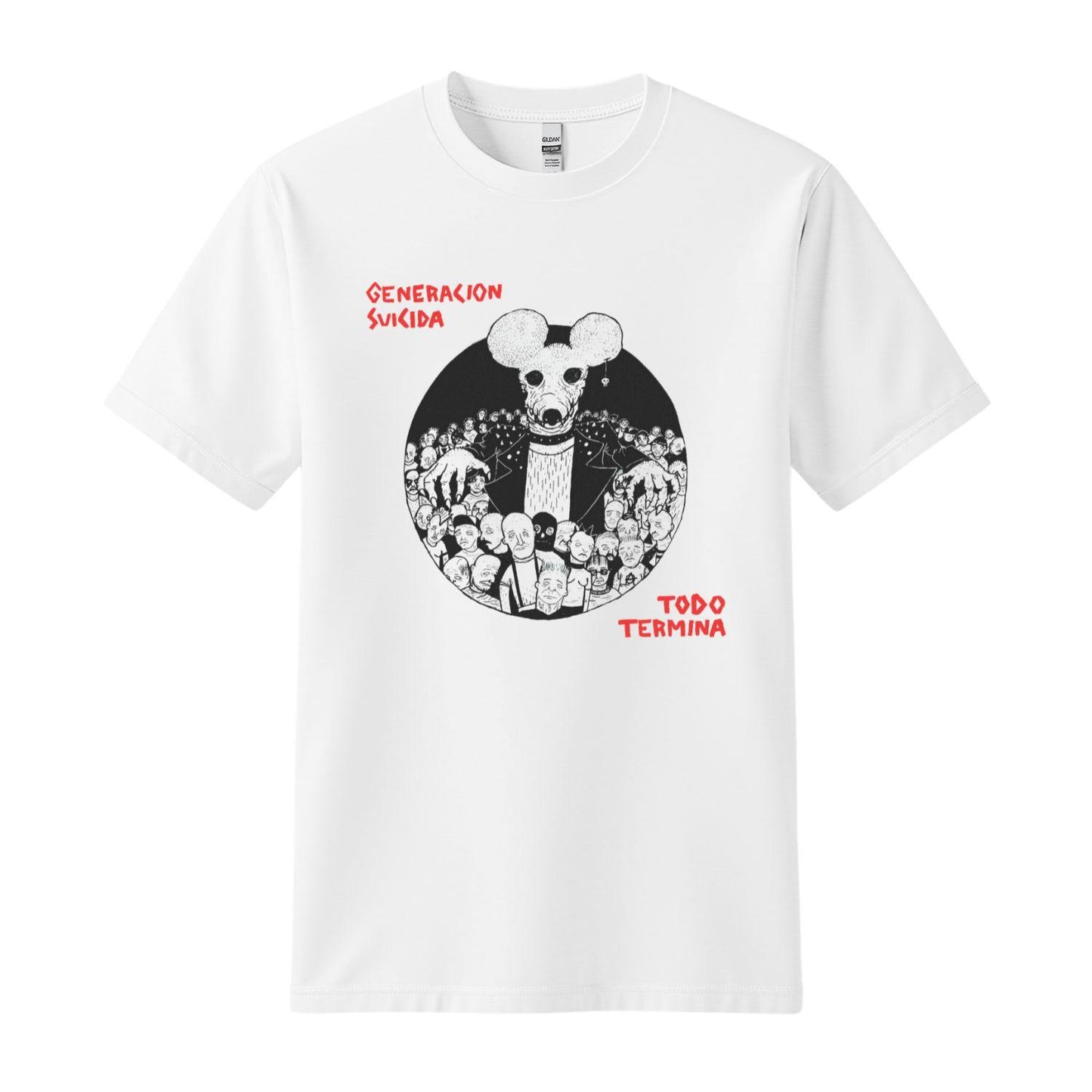 generacion suicida white t-shirt todo termina
