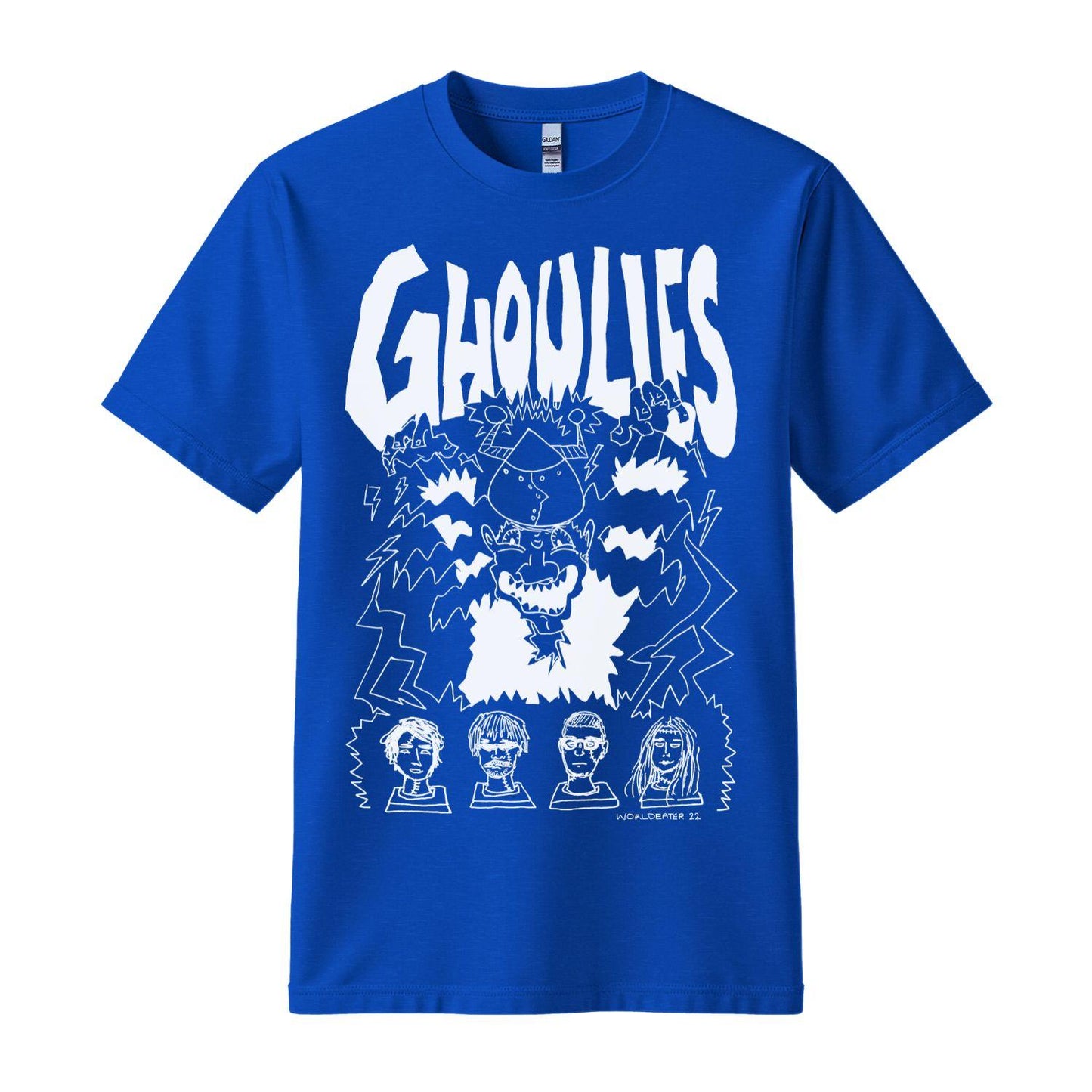 ghoulies t-shirt blue halloween
