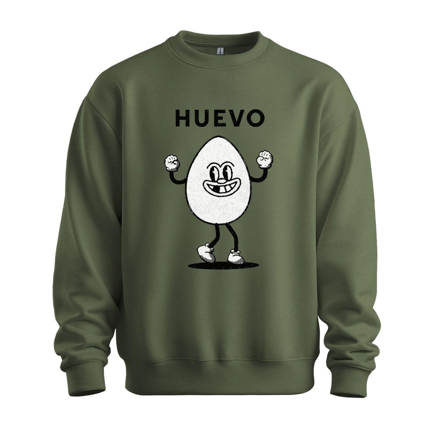 huevo sweatshirt military green
