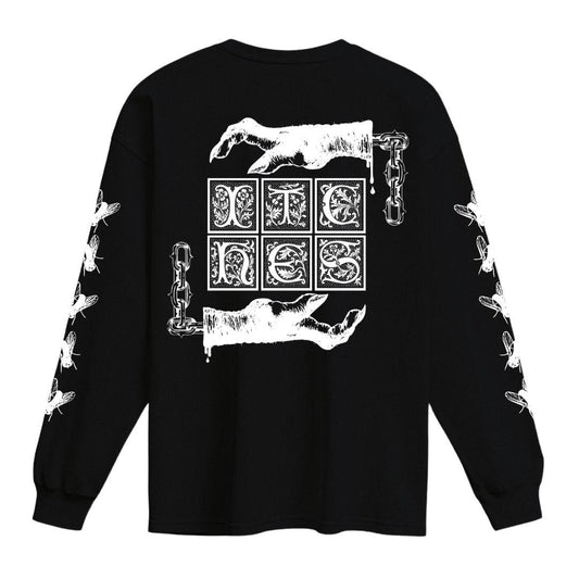 Itches fly long sleeve shirt black