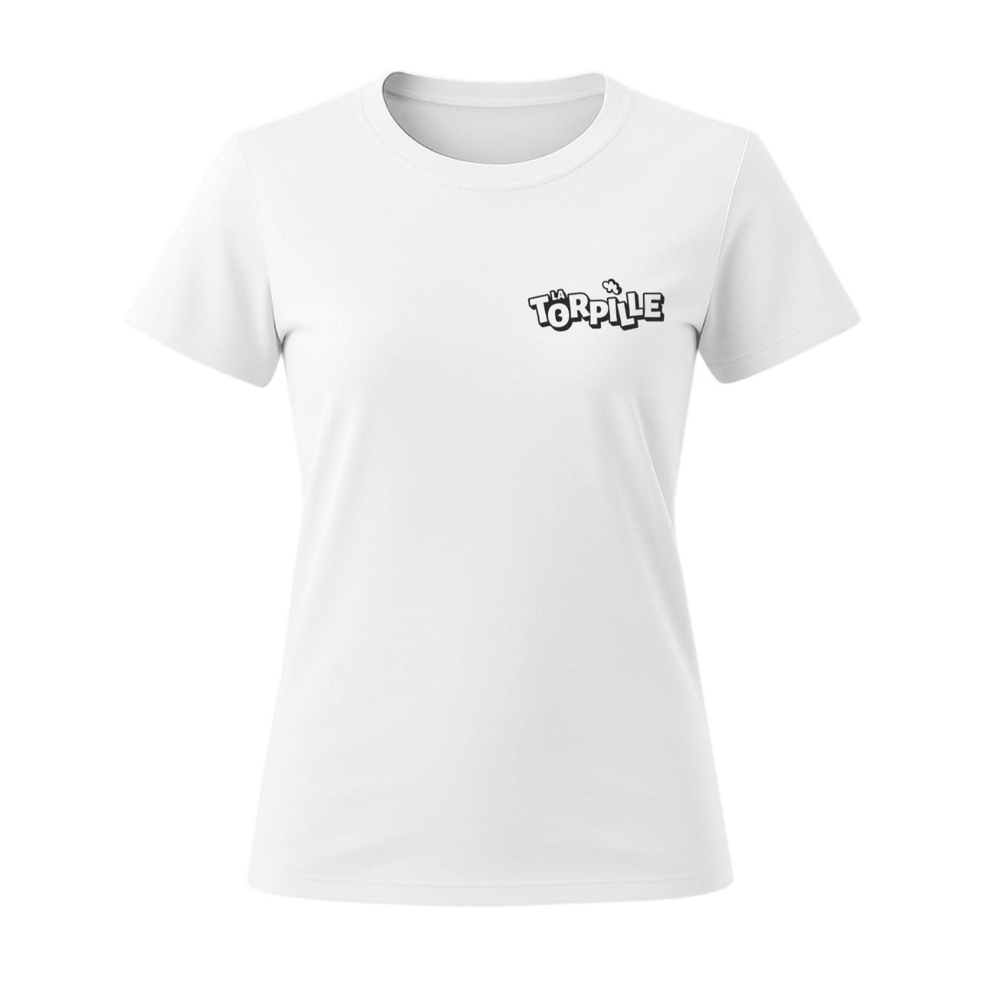 la torpille bar lyon france women t-shirt white