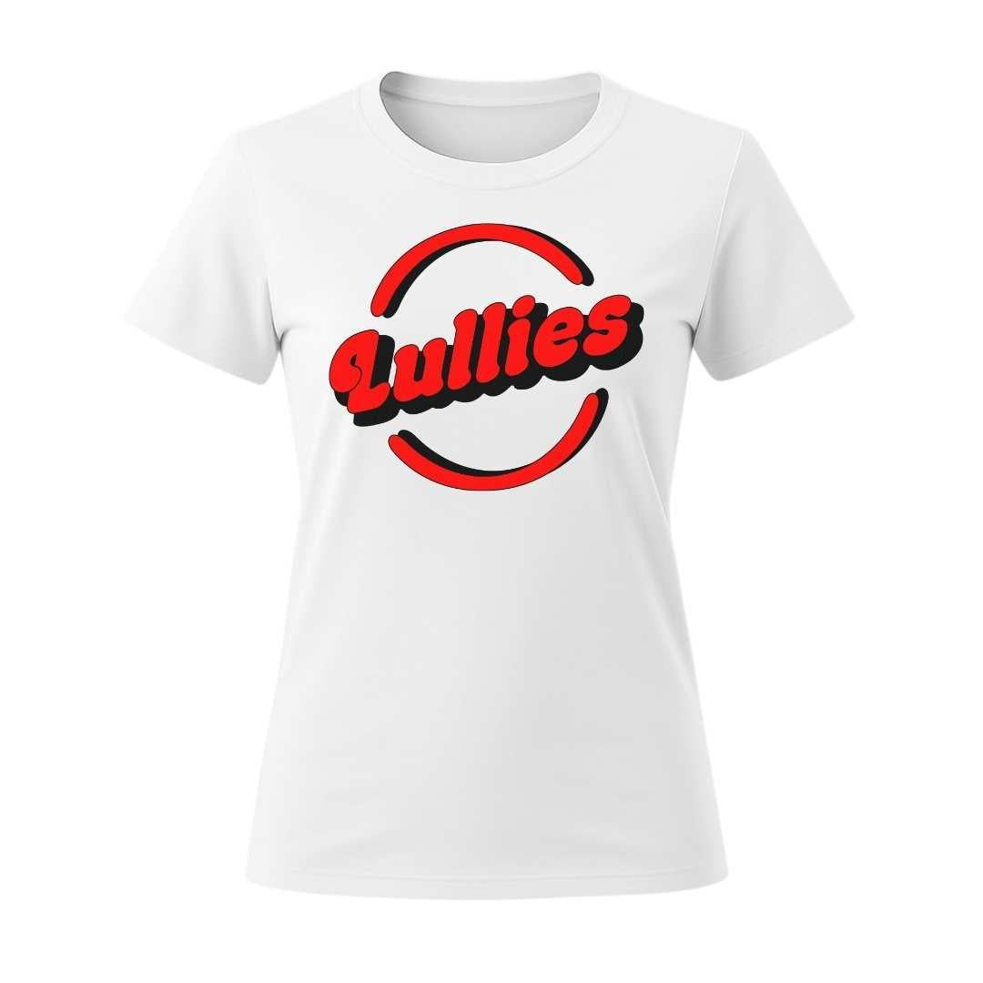 Les Lullies women's t-shirt red logo