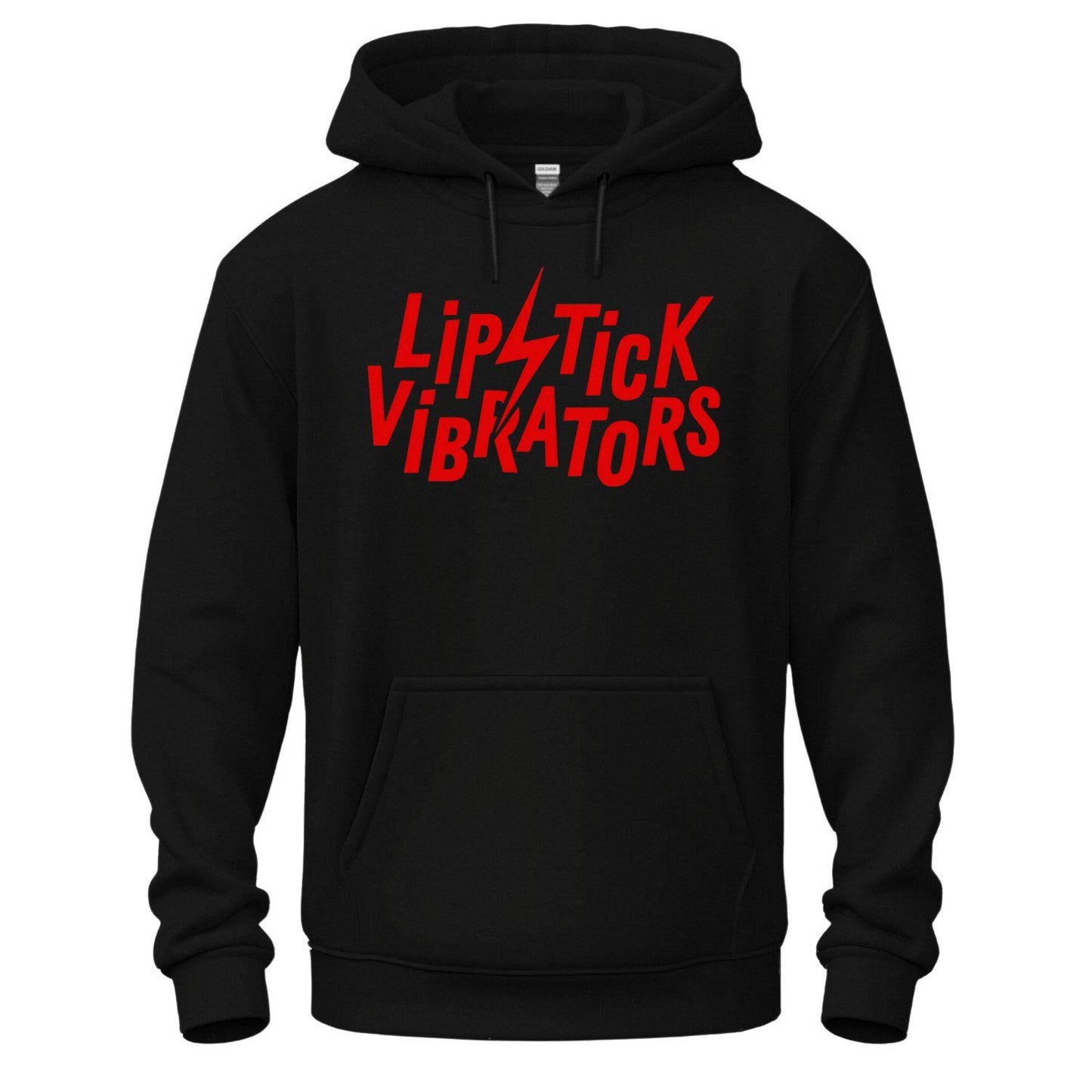 lipstick vibrators black hoodie