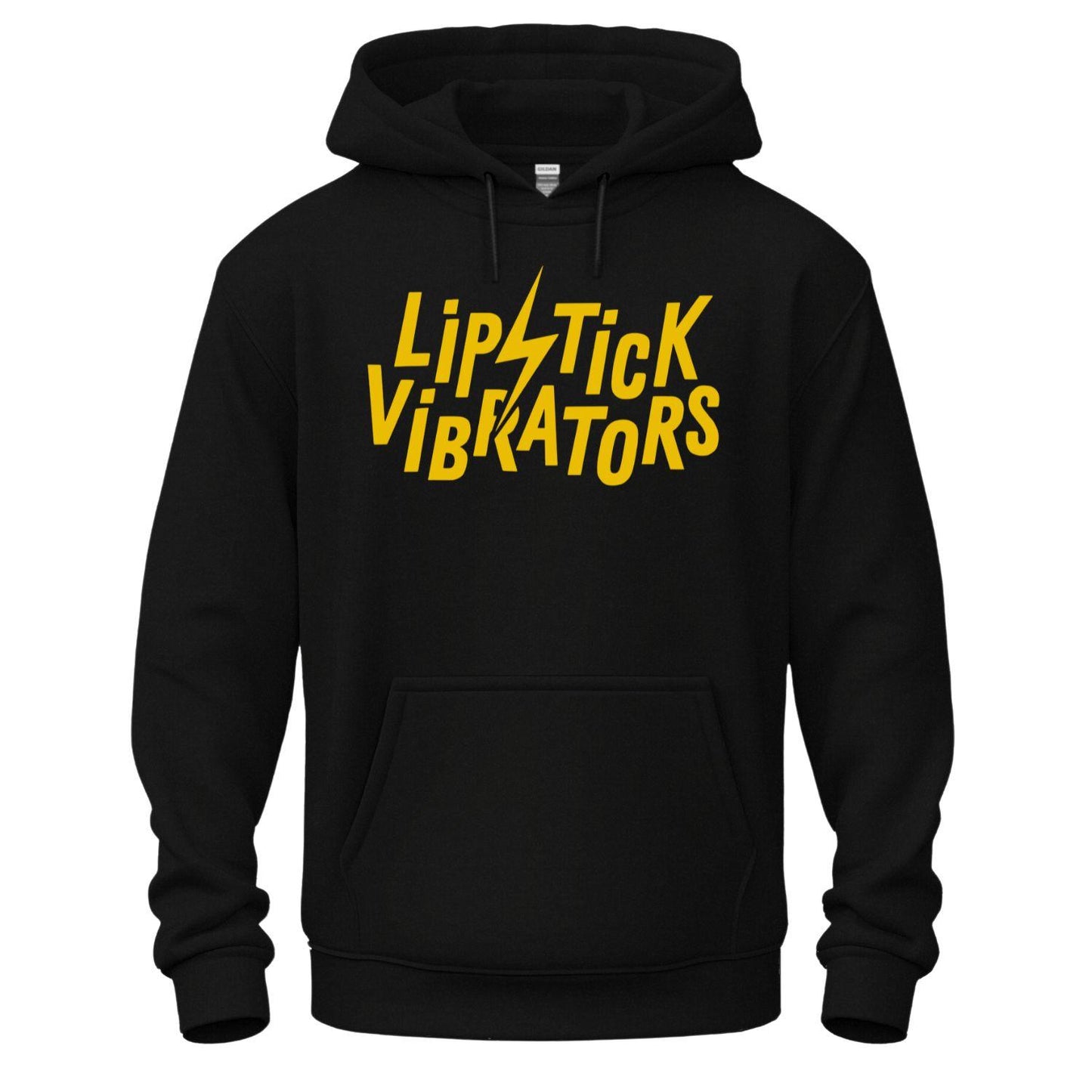 lipstick vibrators black hoodie