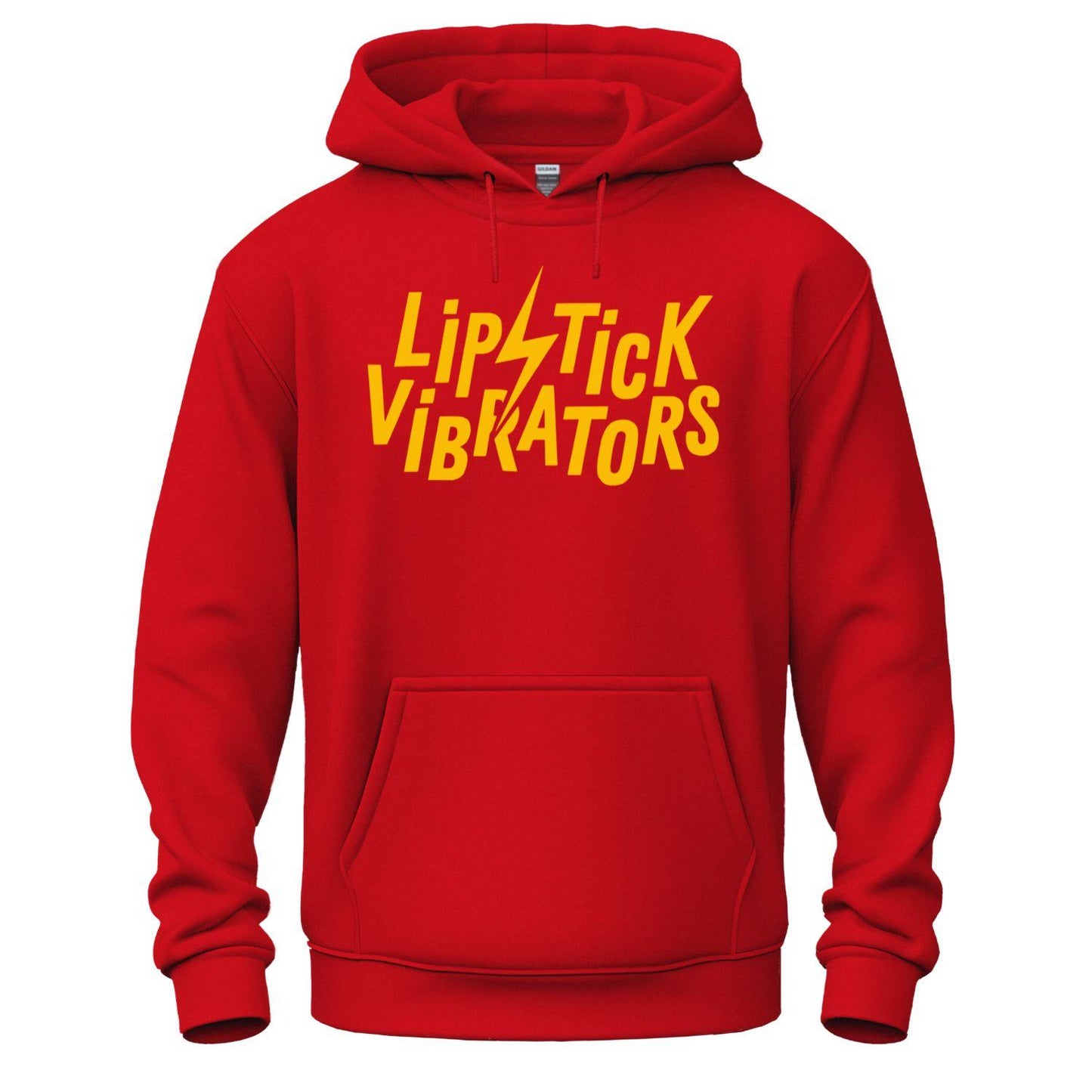 lipstick vibrators red hoodie