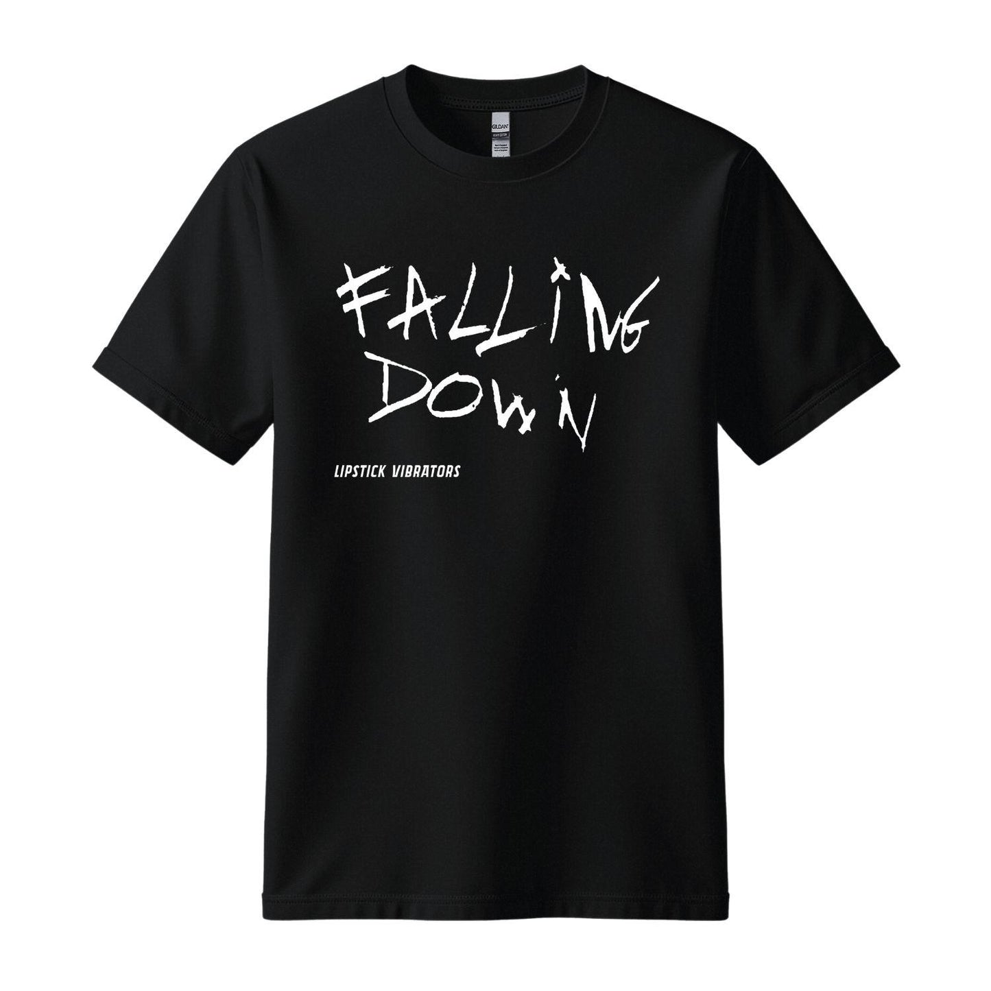 lipstick vibrators black t-shirt falling down