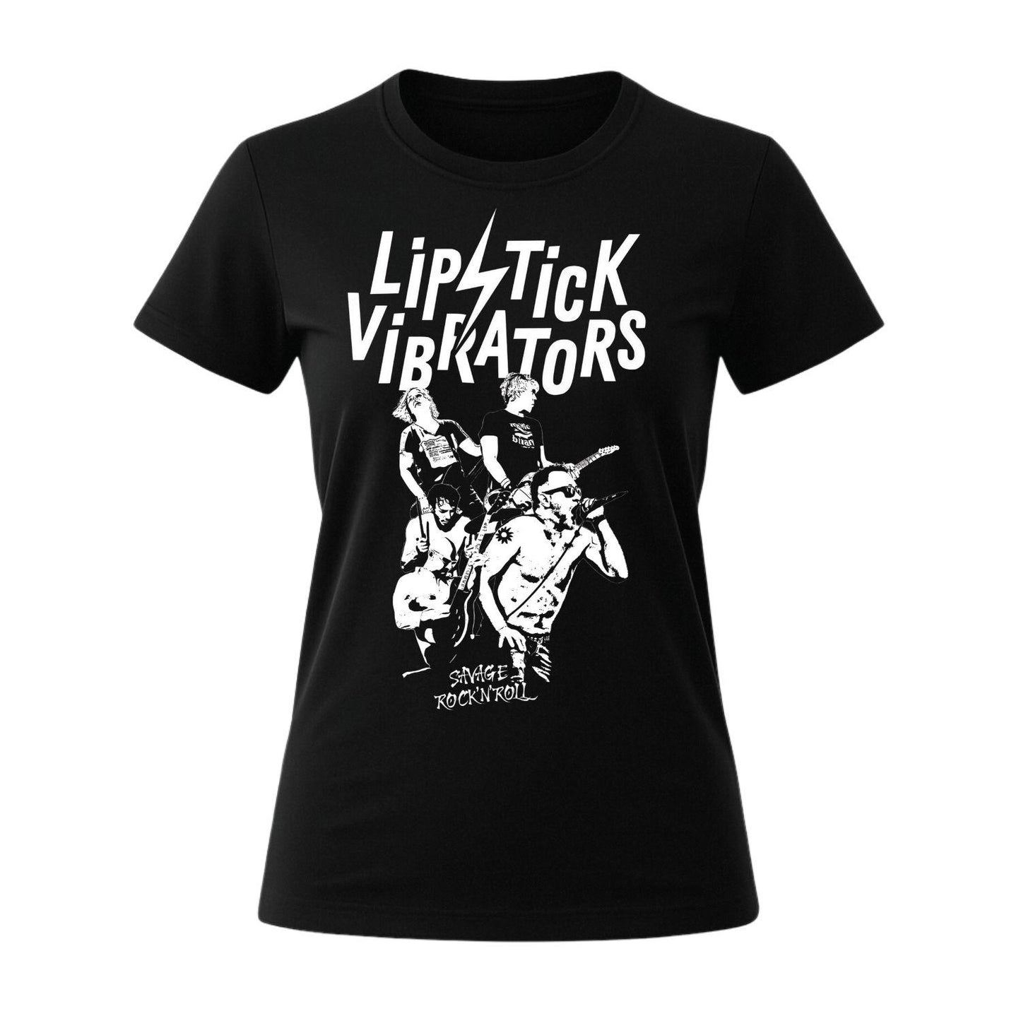lipstick vibrators women black t-shirt