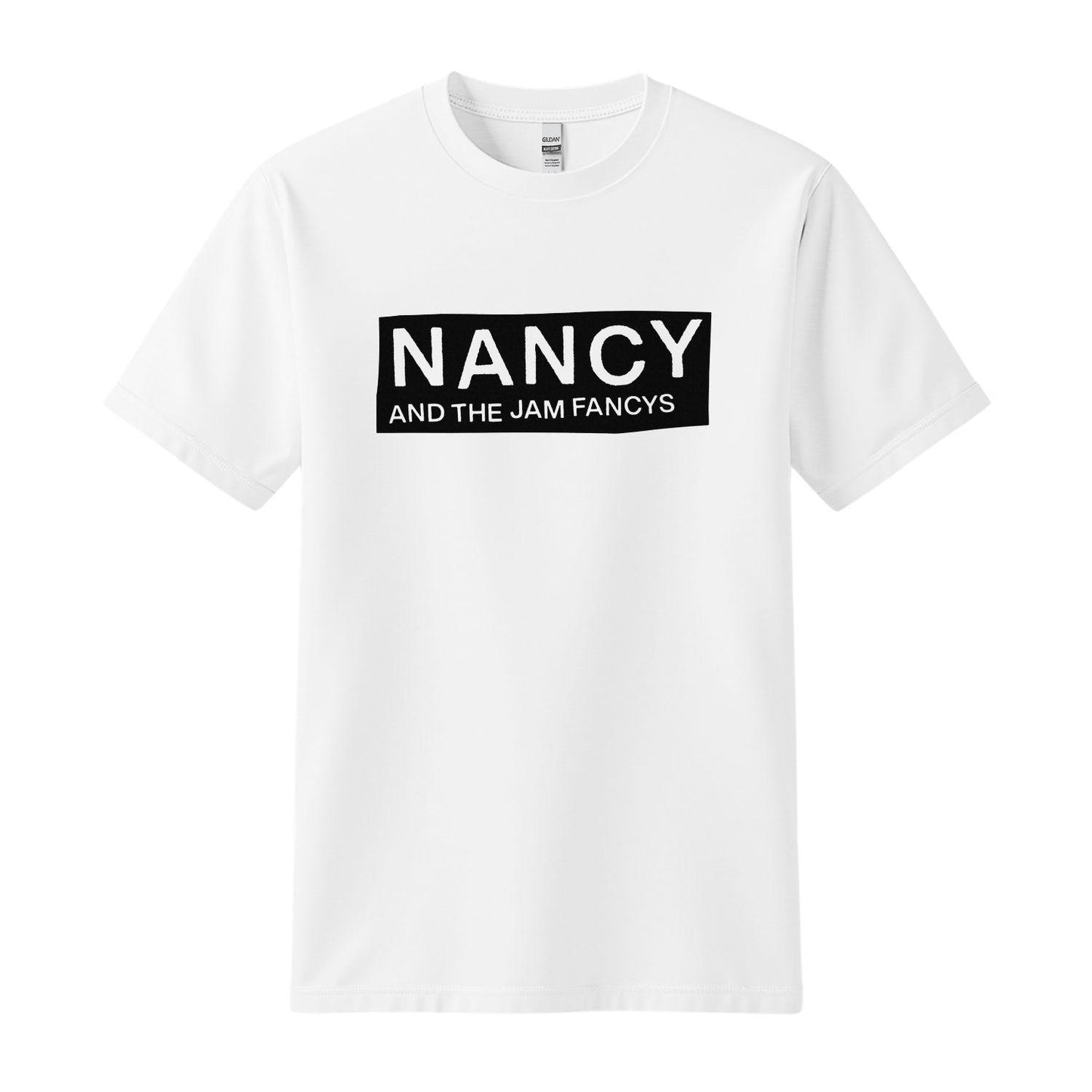 Nancy and the jam fancys white t-shirt