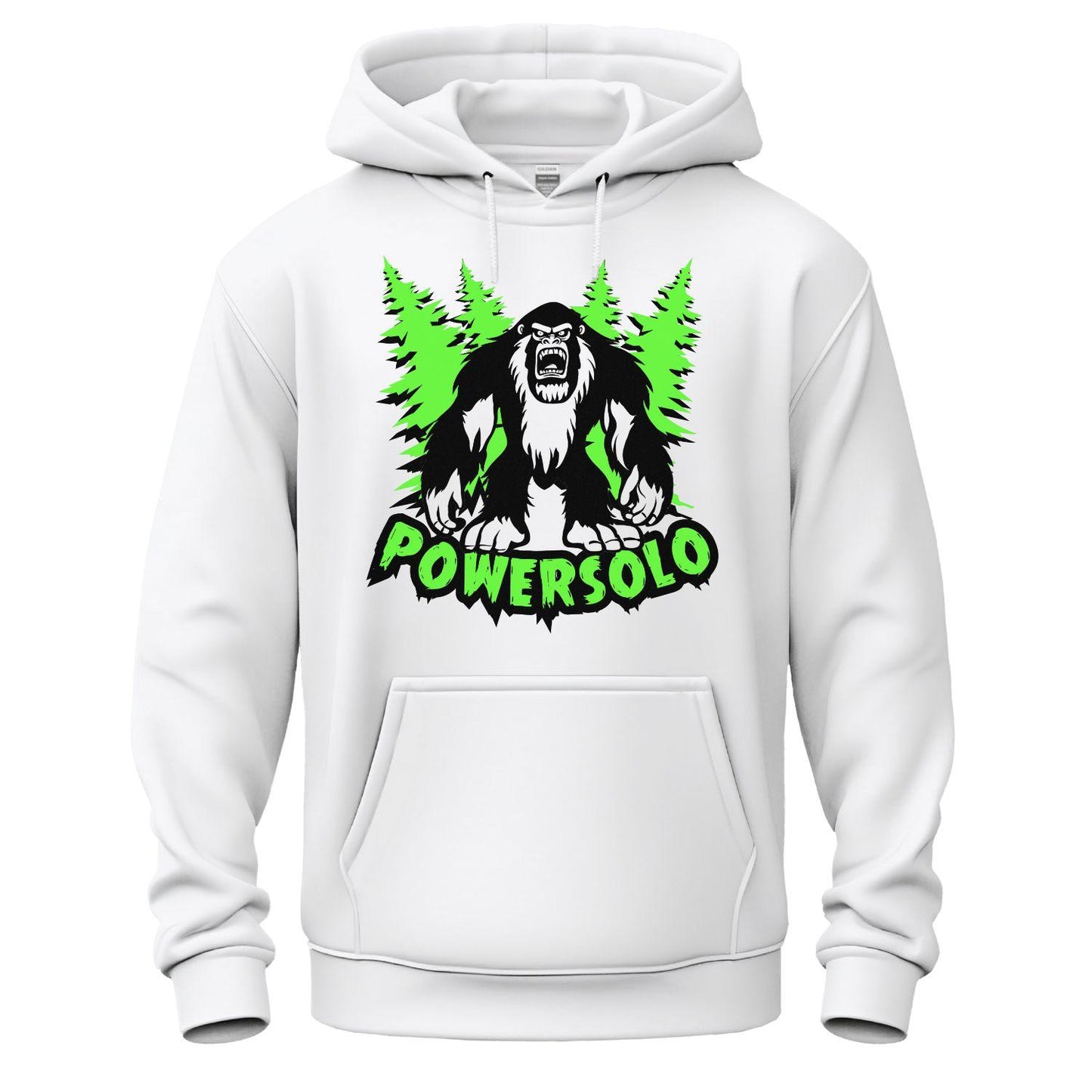 powersolo hoodie sasquatch white