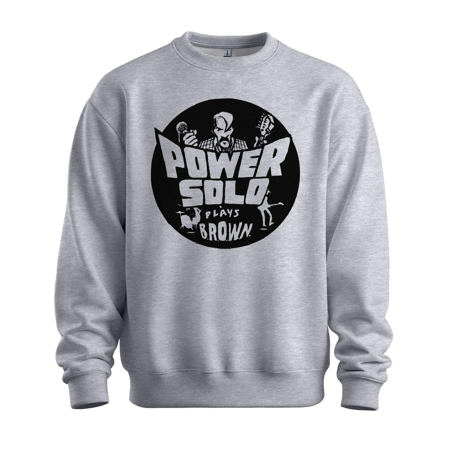 powersolo sweatshirt sport grey plays brown