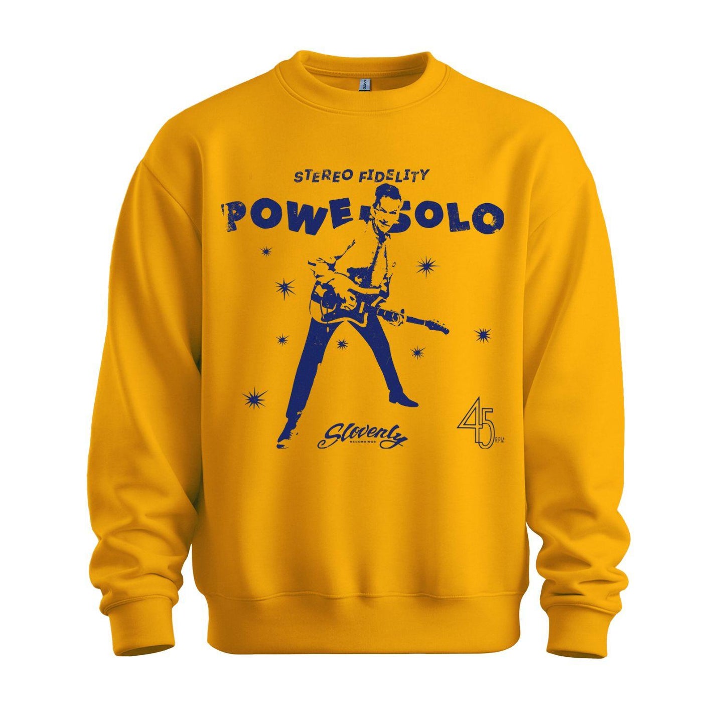 powersolo sweatshirt stereo yellow blue