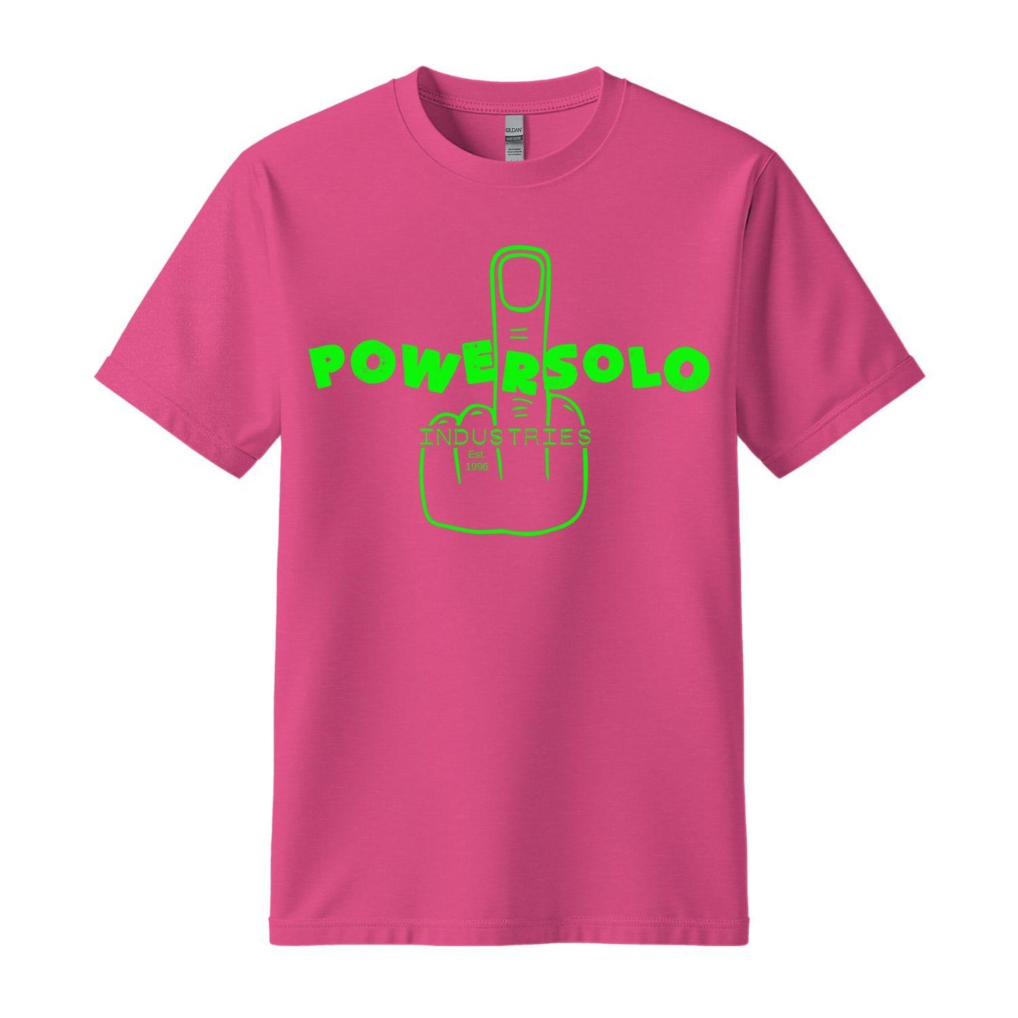 powersolo pink t-shirt industries