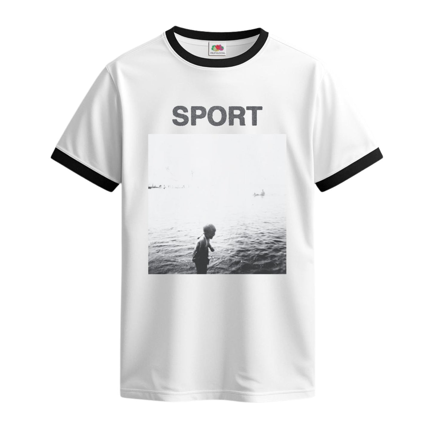 Sport - Kid on the Beach Ringer T-Shirt