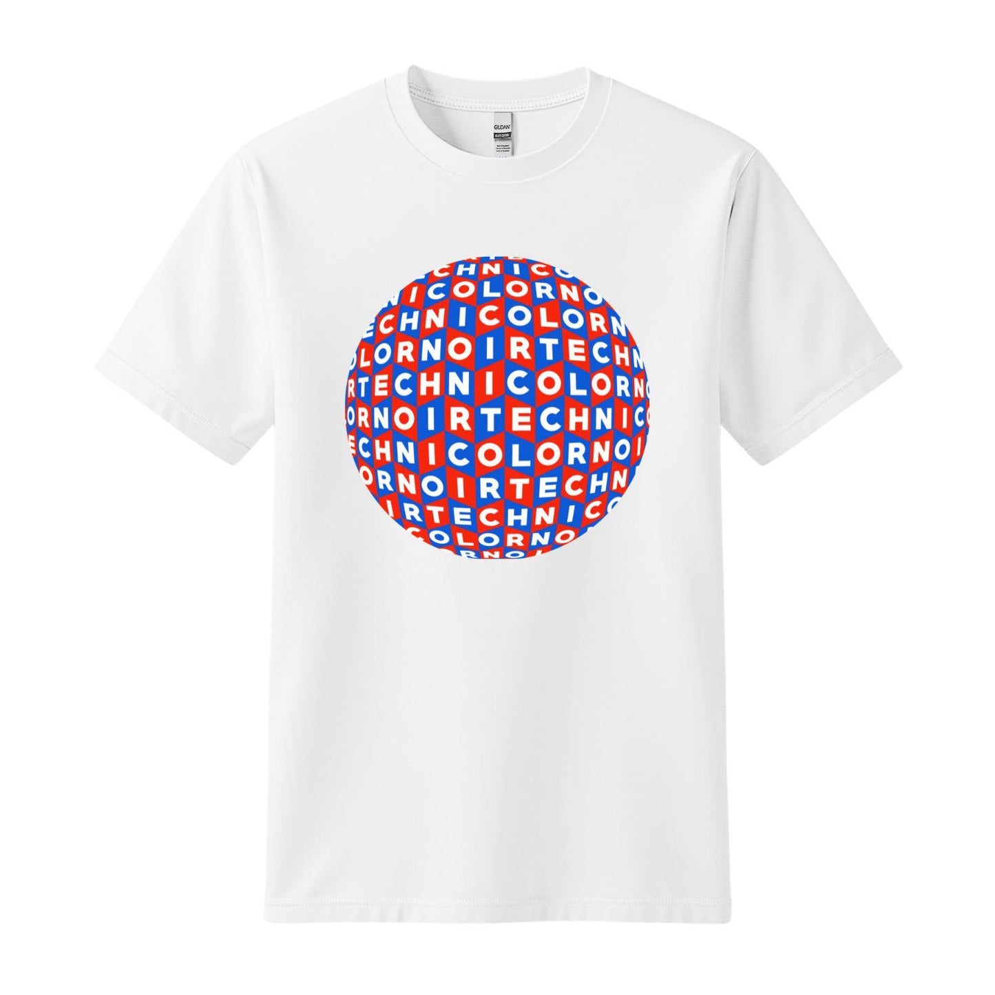 technicolor noir t-shirt white
