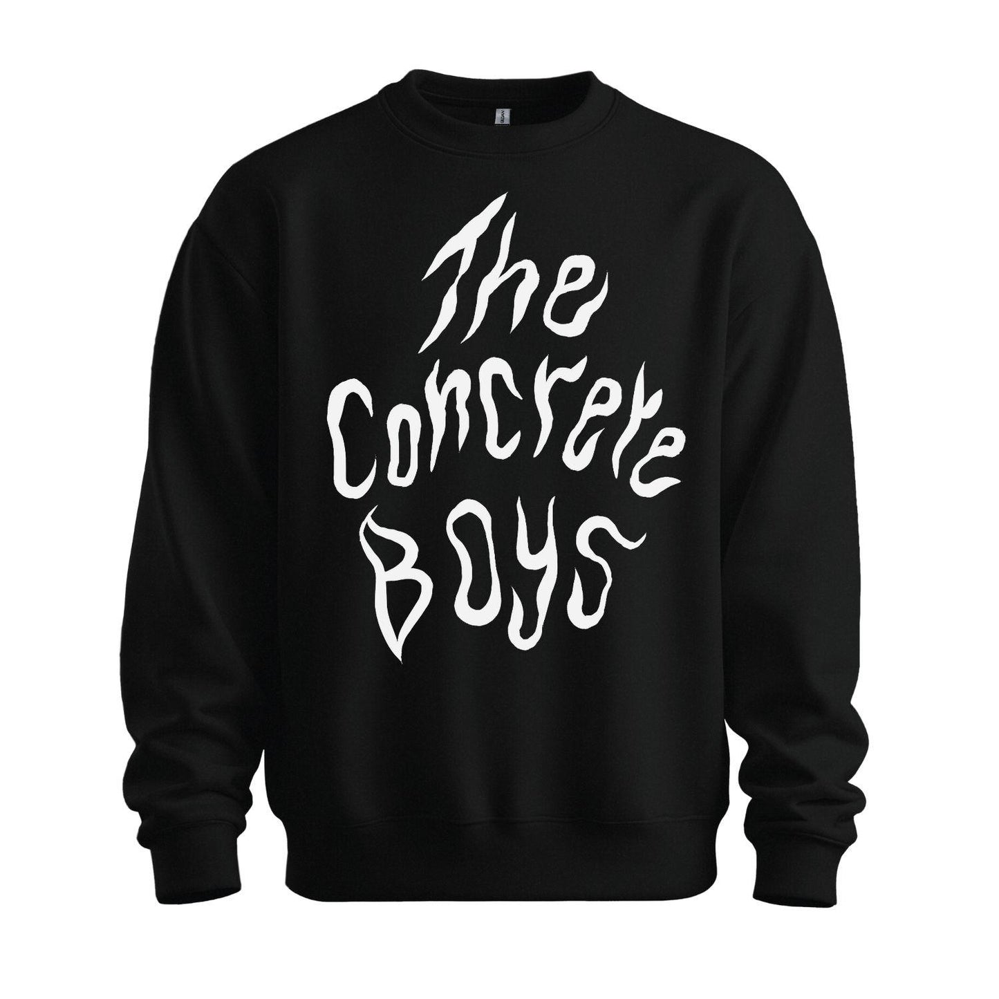the concrete boys sweatshirt logo black