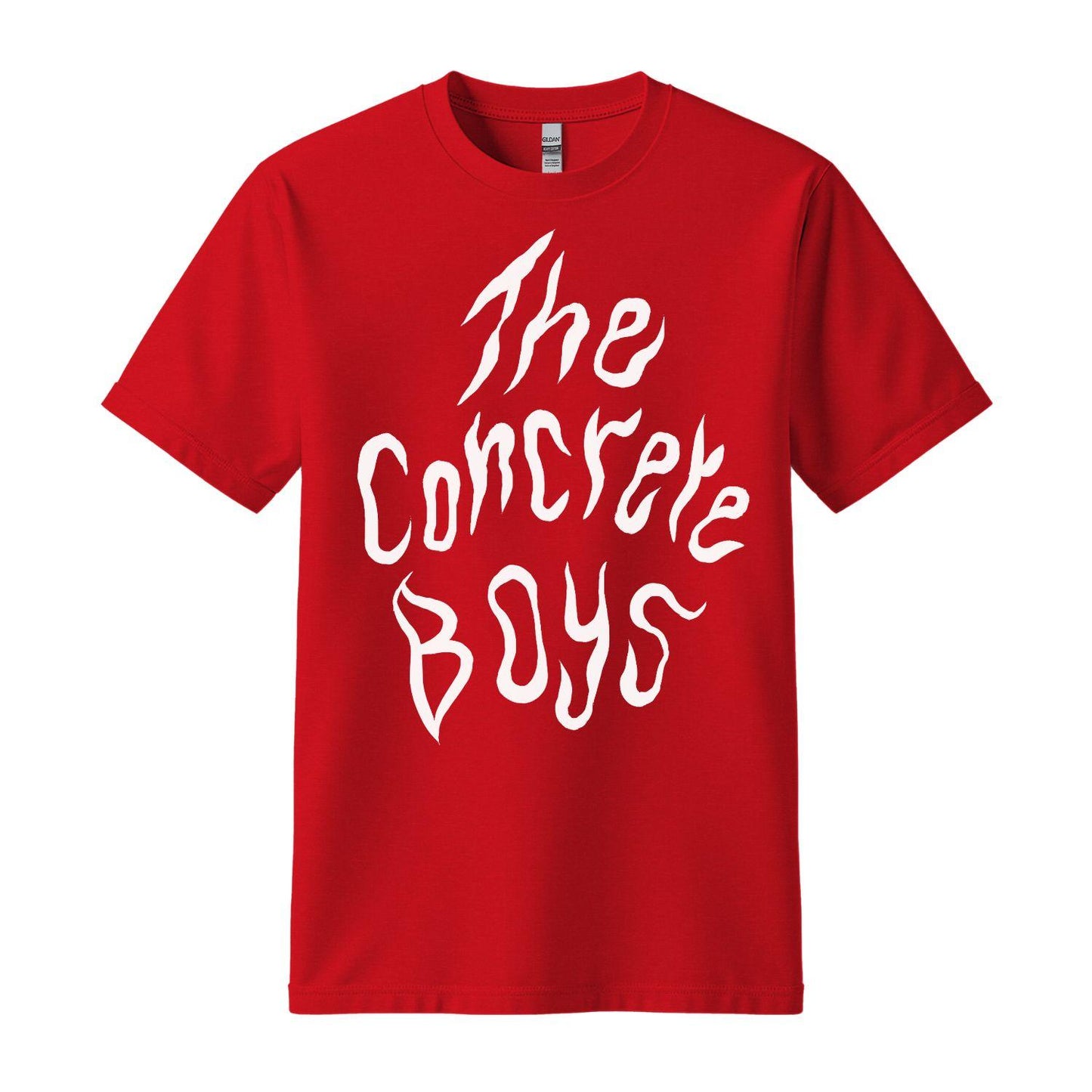 the concrete boys t-shirt red logo