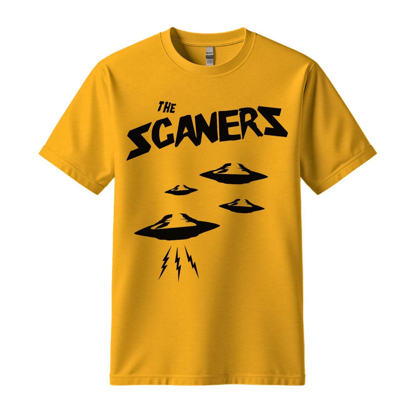 the scaners ufo t-shirt yellow