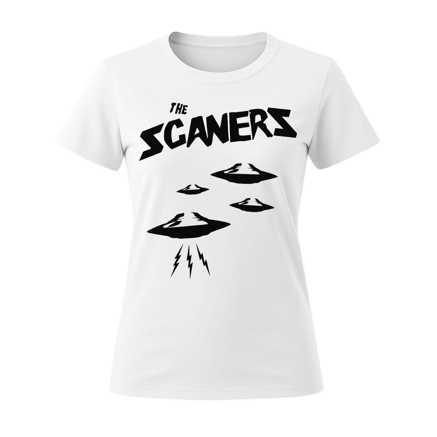 the scaners women t-shirt ufo white