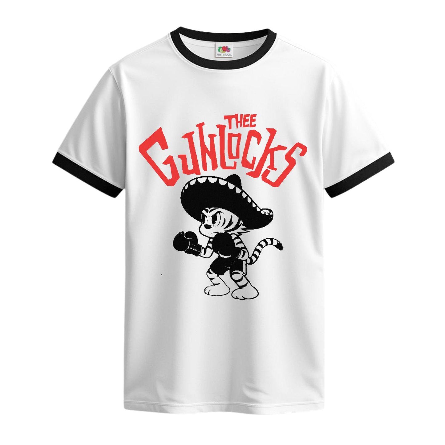 thee gunlocks ringer t-shirt