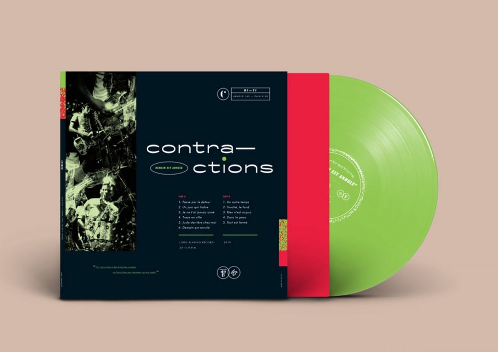 CONTRACTIONS - Demain est annulé LP Vinyl distroville.myshopify.com
