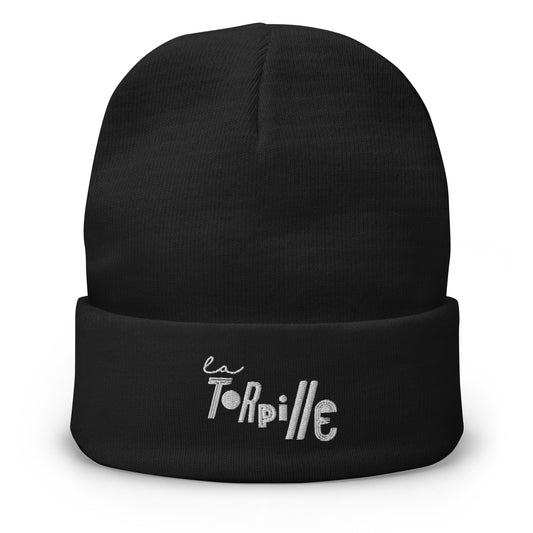 La Torpille - Embroidered Beanie product_type distroville.myshopify.com