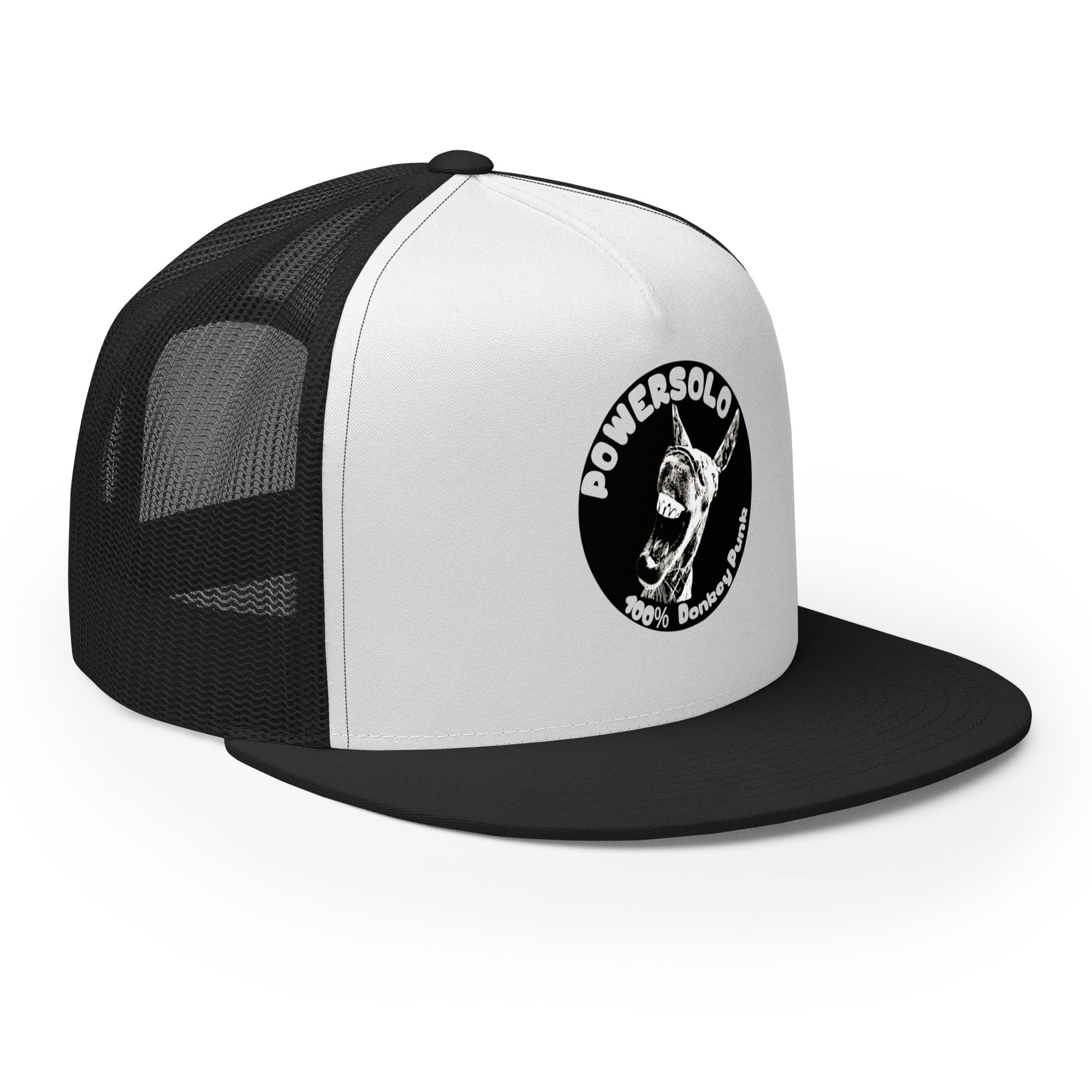 PowerSolo - 100% Donkey Punk Trucker Cap Accessories distroville.myshopify.com