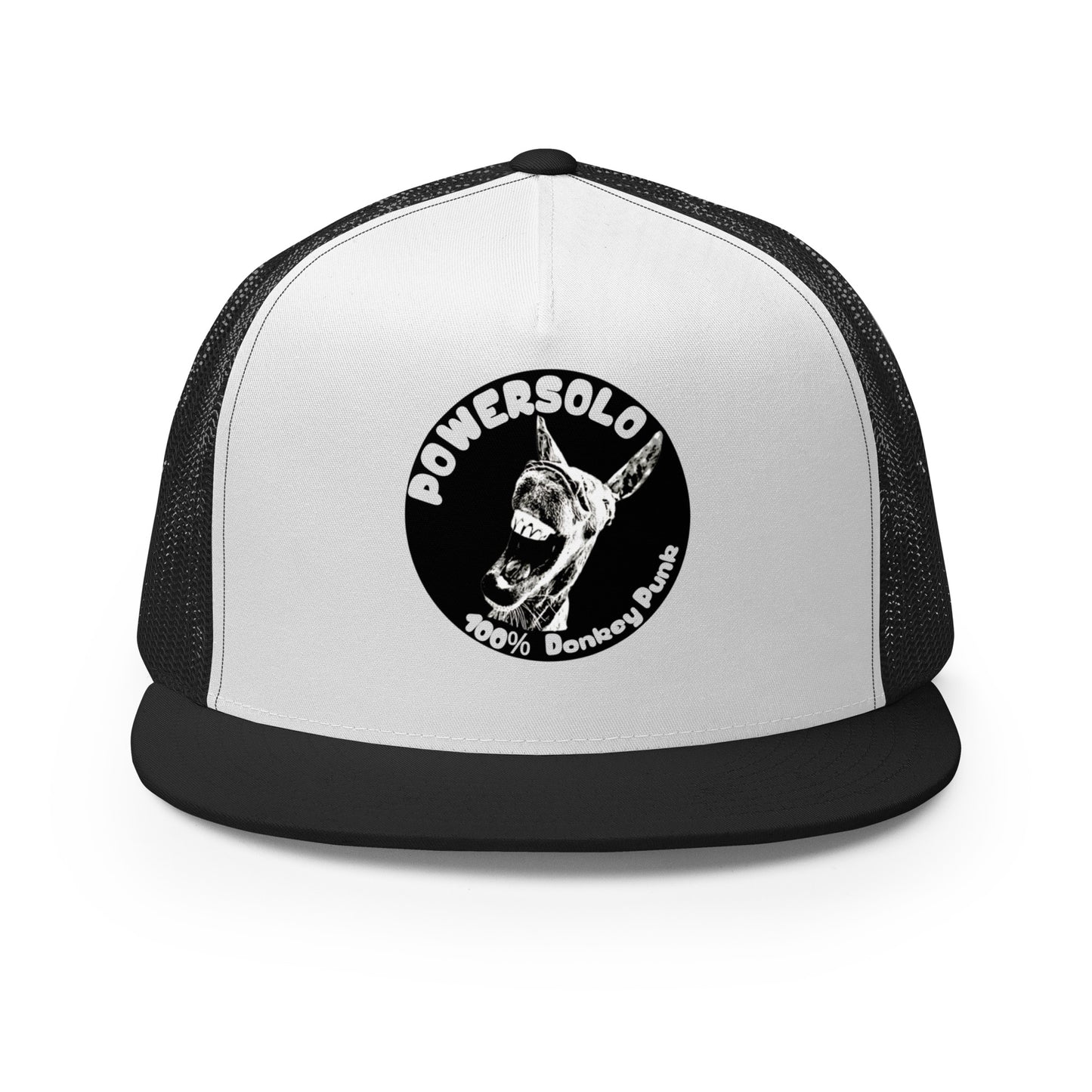 PowerSolo - 100% Donkey Punk Trucker Cap Accessories distroville.myshopify.com