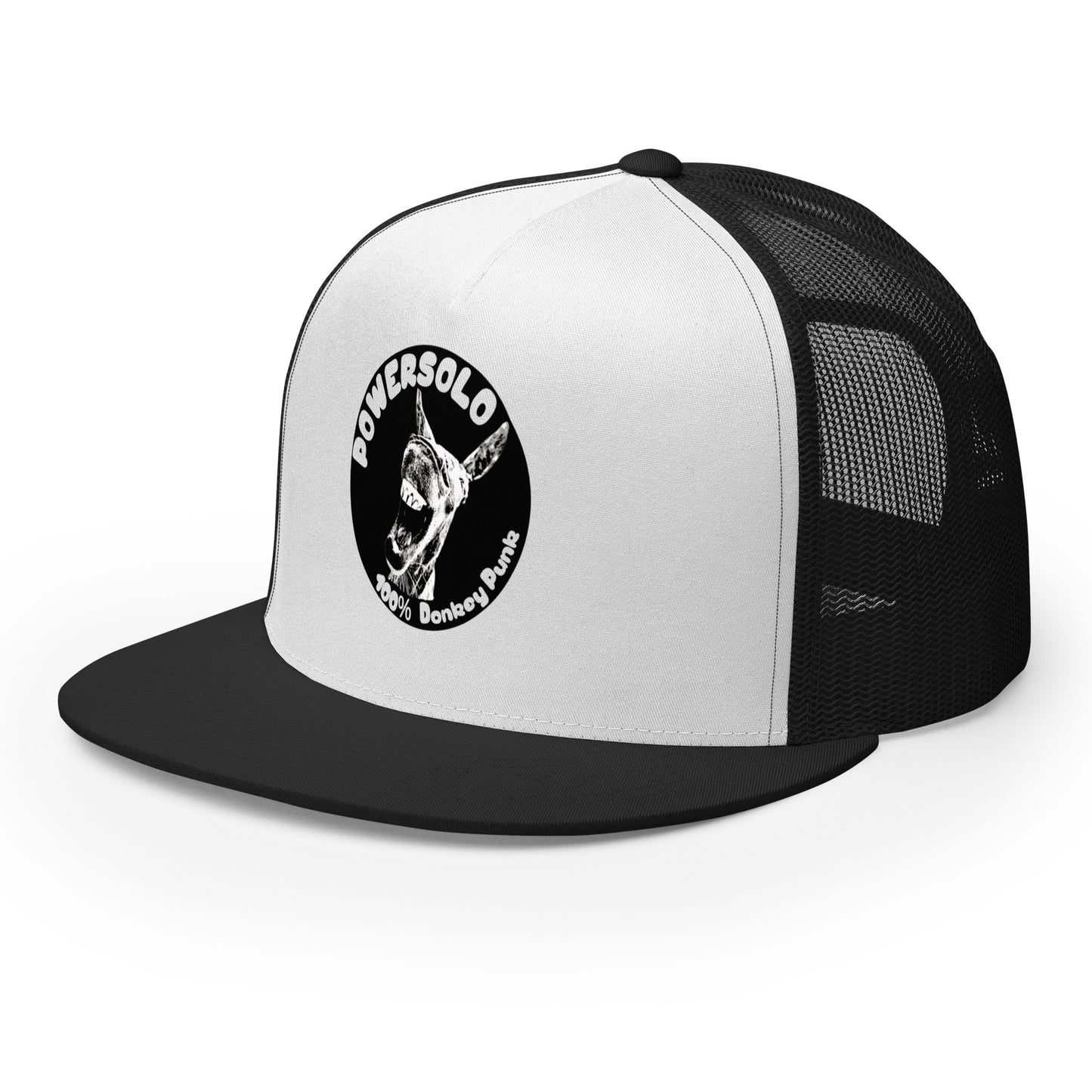 PowerSolo - 100% Donkey Punk Trucker Cap Accessories distroville.myshopify.com
