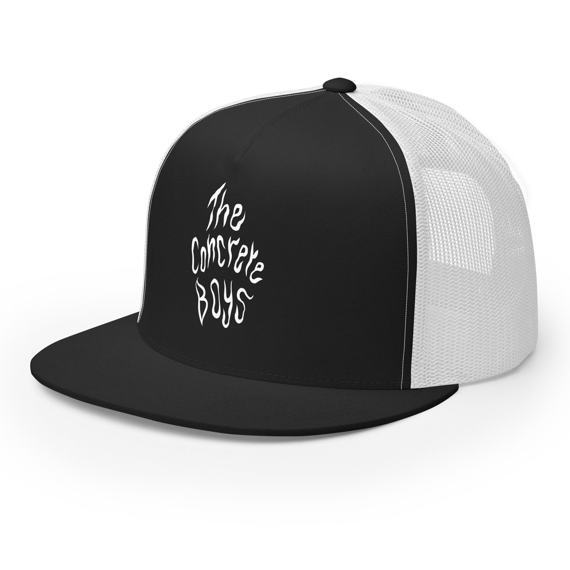The Concrete Boys - Black Trucker Cap Accessories distroville.myshopify.com