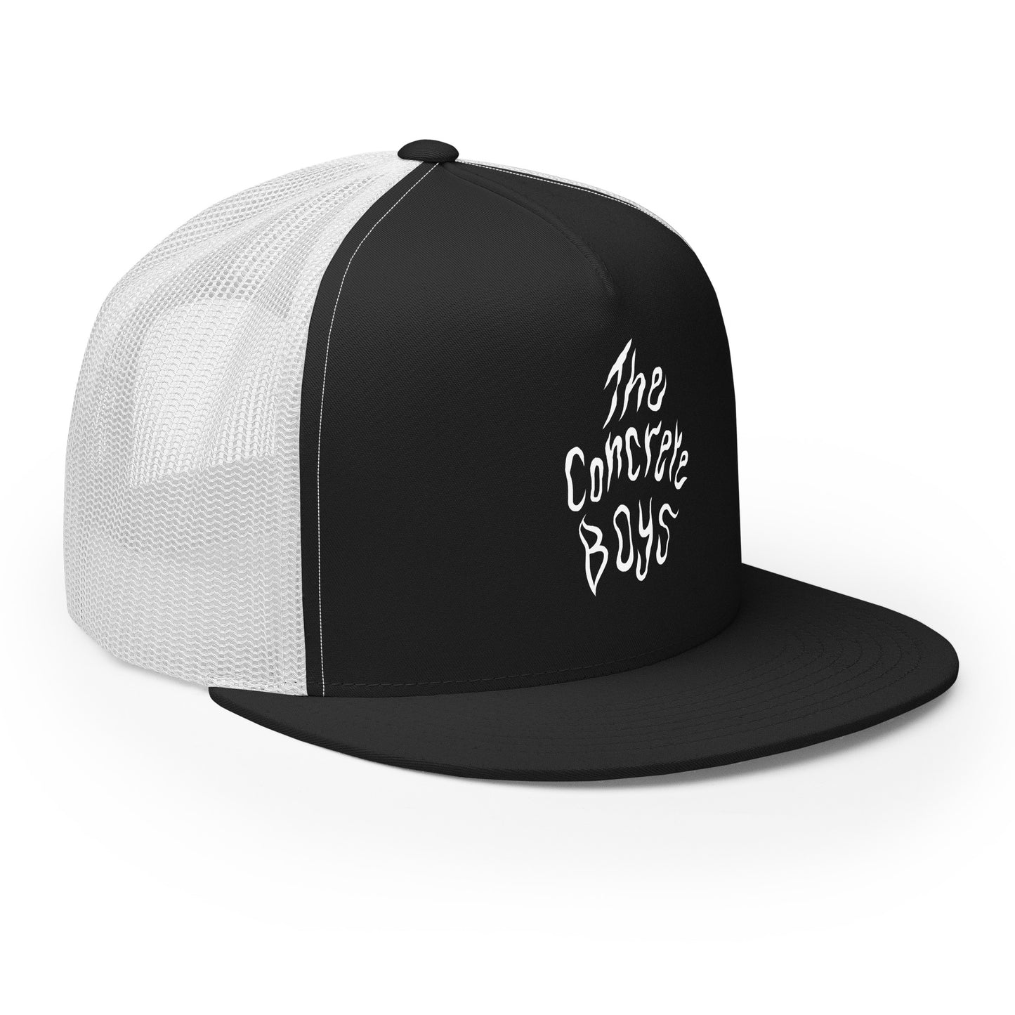 The Concrete Boys - Black Trucker Cap Accessories distroville.myshopify.com