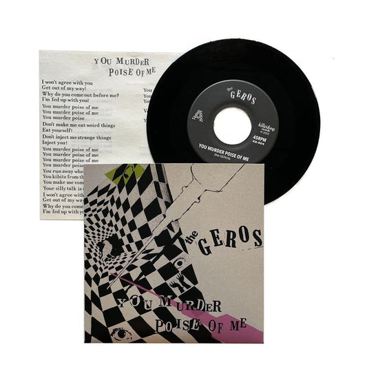 The Geros - You Murder Poise Me / Guilty Face 7" Vinyl distroville.myshopify.com
