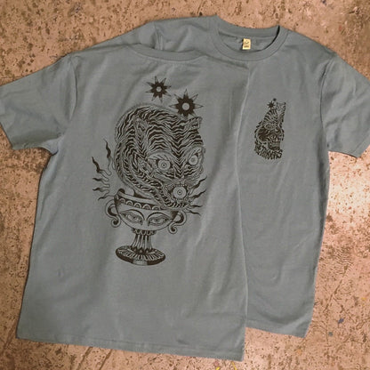 The Traders - Cat and Tiger T-Shirt T-Shirt distroville.myshopify.com