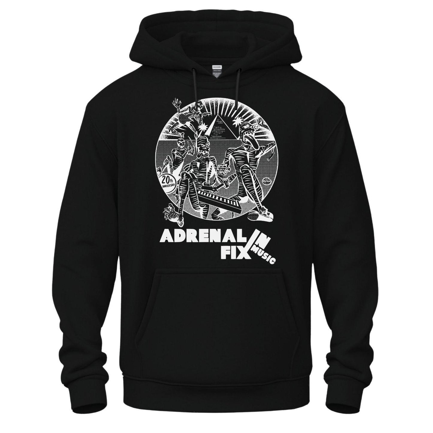 adrenalin fix music hoodie black
