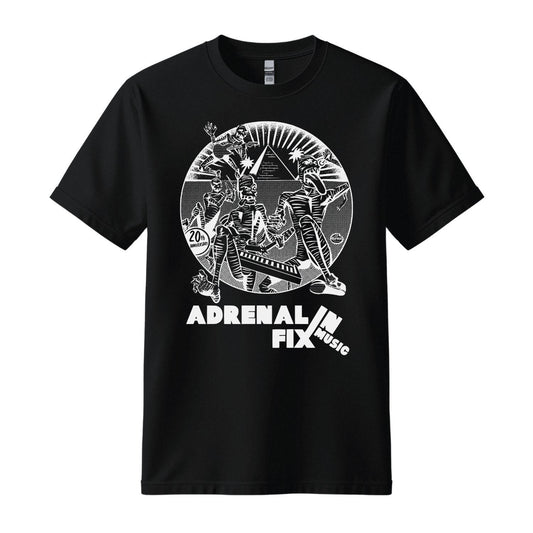 adrenalin fix music black t-shirt distroville
