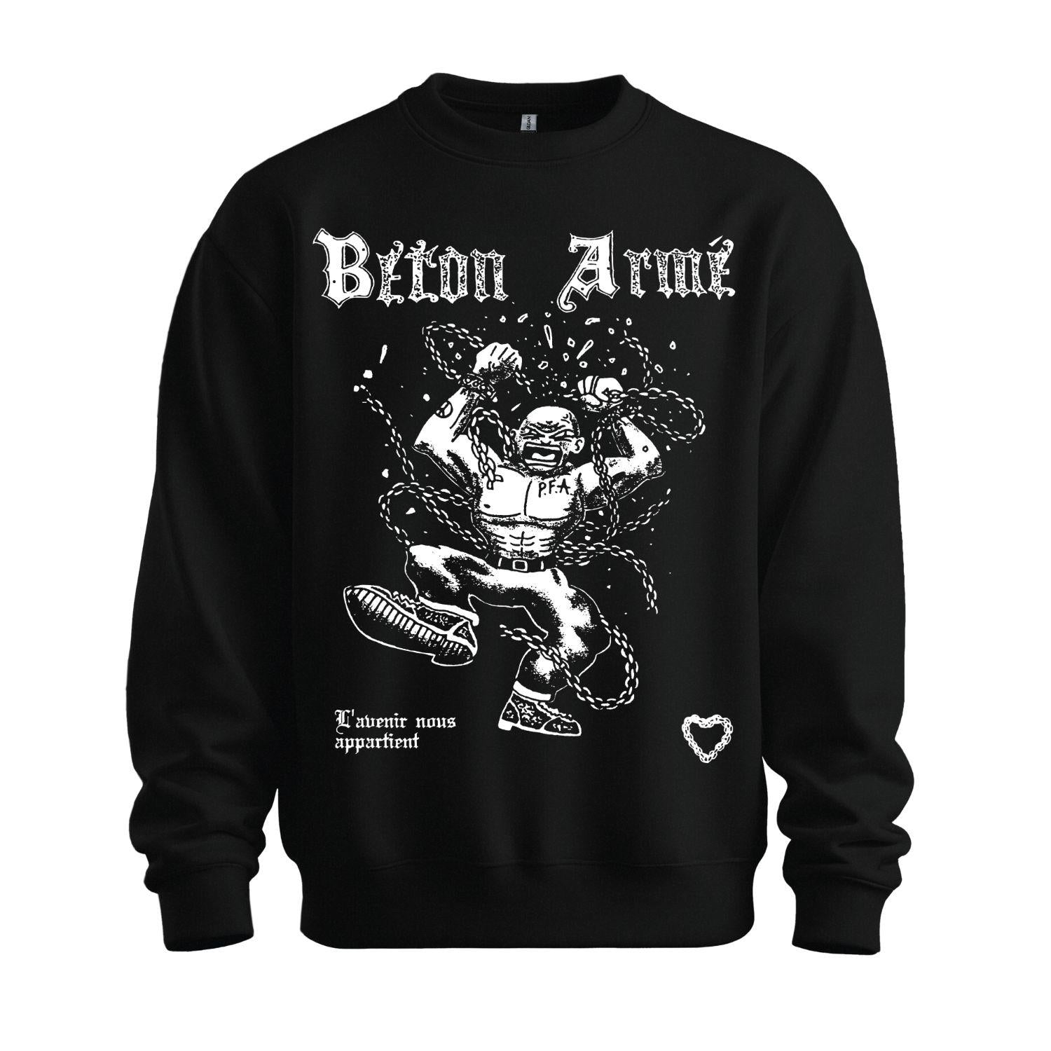Béton Armé official merch avenir sweatshirt