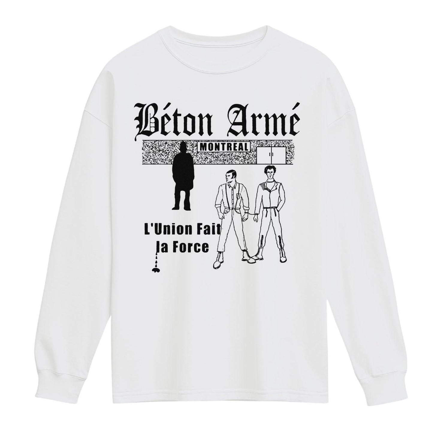 Beton Arme long sleeve white shirt union
