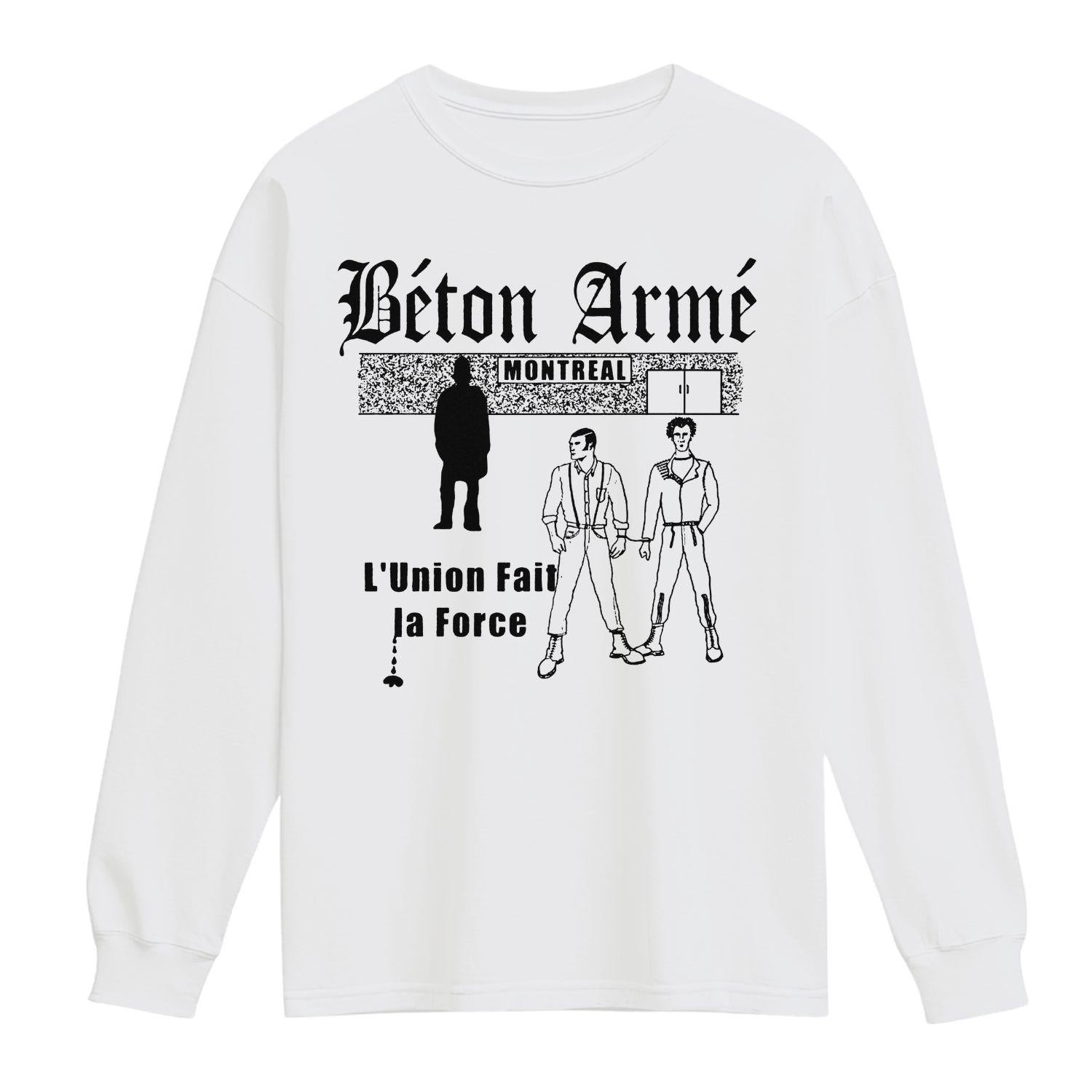 Beton Arme long sleeve white shirt union