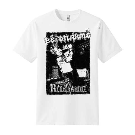béton armé renaissance white t-shirt