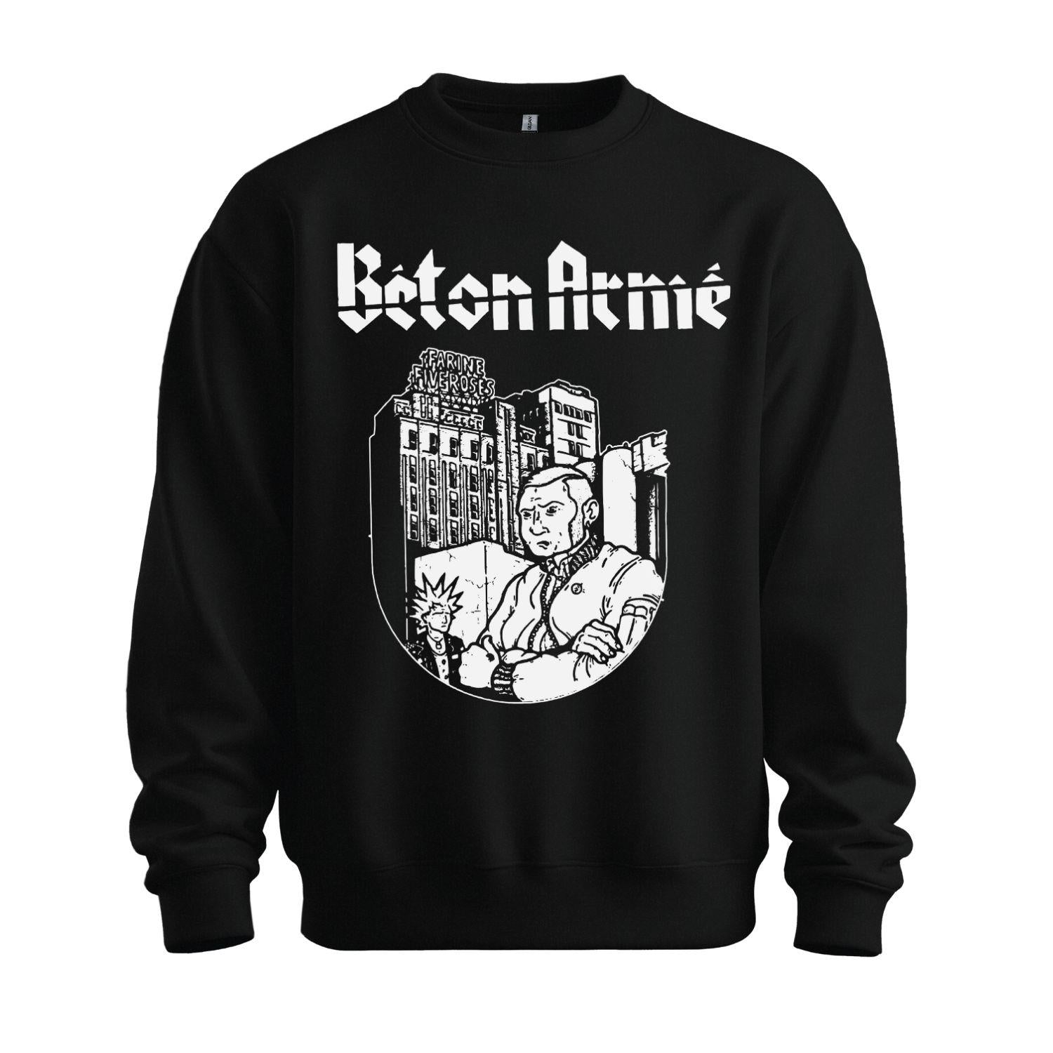beton arme sweatshirt classic black