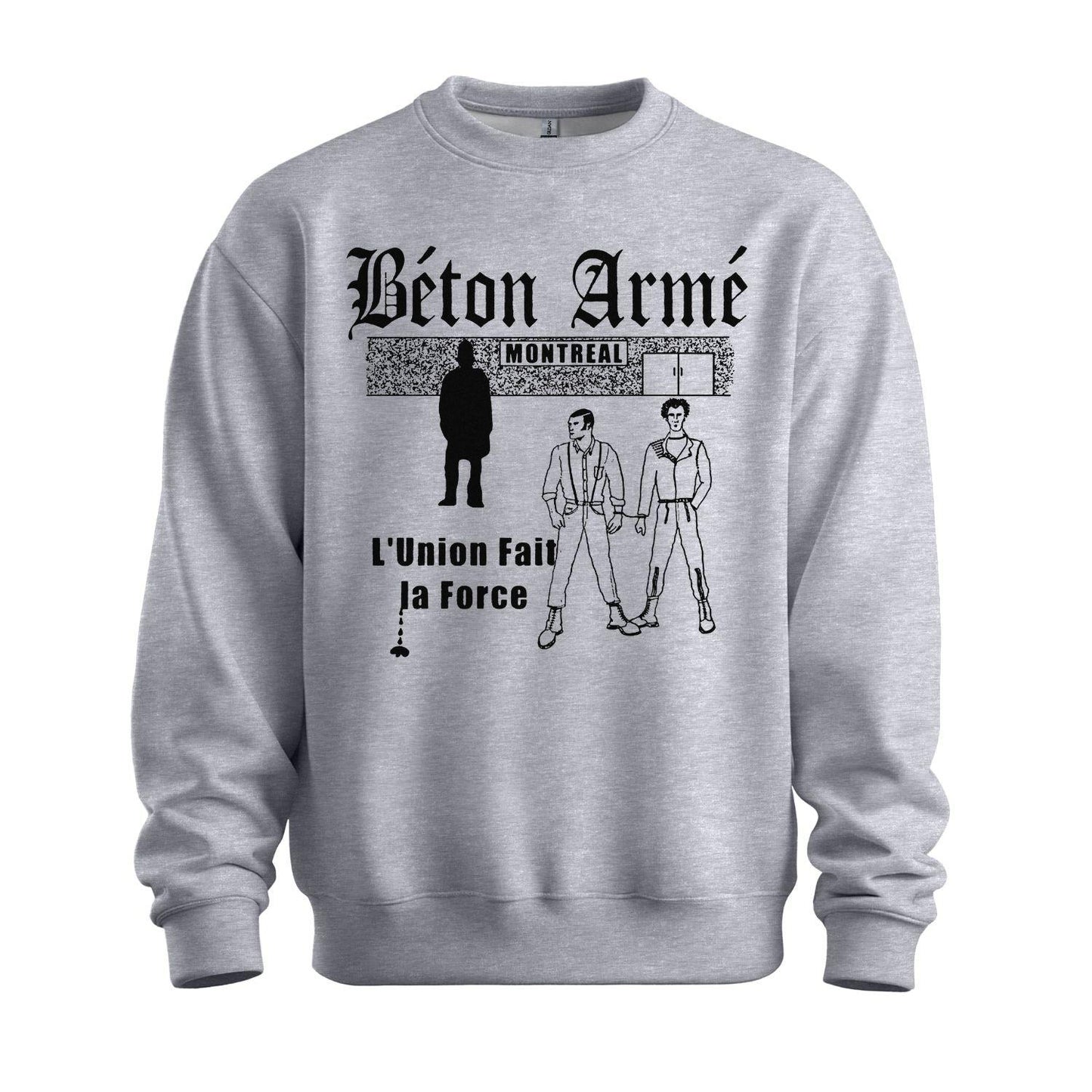 Beton Arme Sweatshirt Union grey