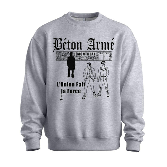 Beton Arme Sweatshirt Union grey